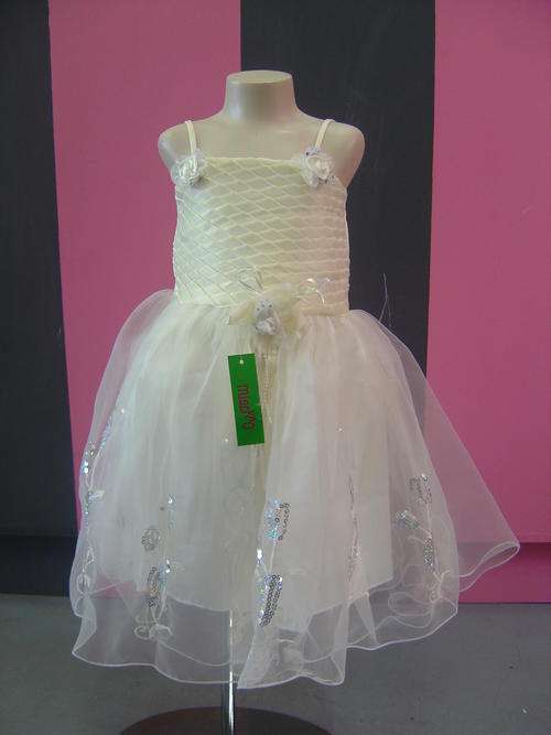 2 Swan - Ivory Flower Girl Dress