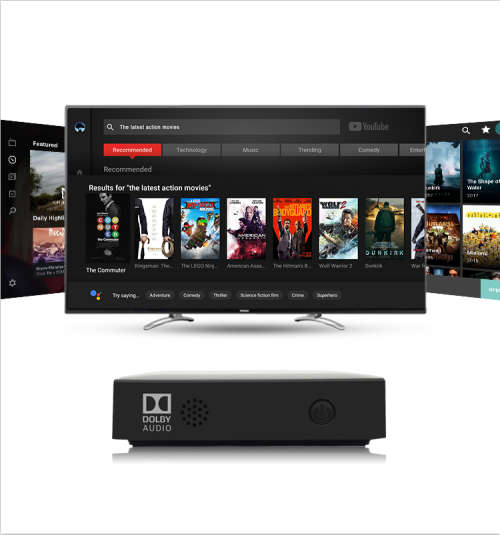 Mecool KM8 Android 8.0 Google Certified TV Box (2GB RAM/16GB ROM) ** With Voice Control Remote