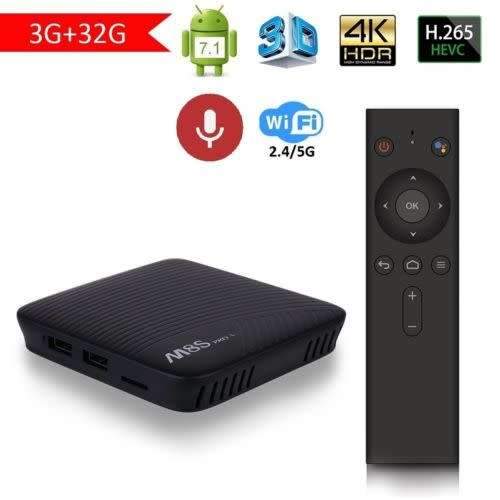 MeCOOL M8S Pro L (3GB/32GB) Android 7.1 TV Box ** With Free Wireless Remote ** DSTV Now preloaded