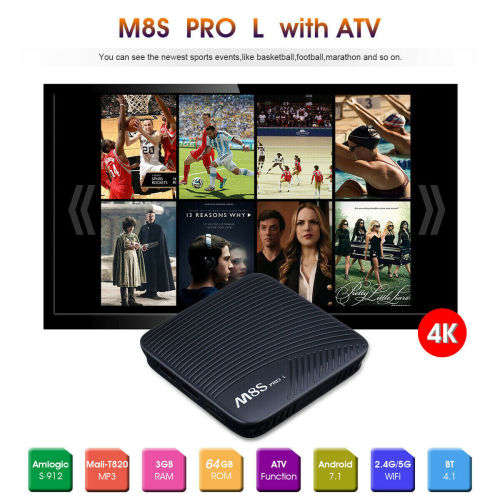 MeCOOL M8S Pro L (3GB/32GB) Android 7.1 TV Box ** With Free Wireless Remote ** DSTV Now preloaded