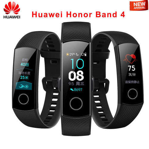 Original Huawei Honor Band 4 Smart Wristband Heart Rate Monitor Sport Fitness bracelet - Black