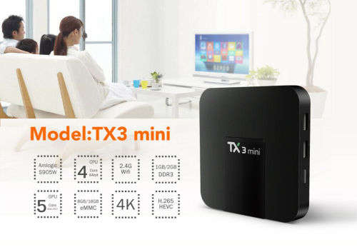 Tanix TX3 Mini Android 7.1 TV Box (2GB+16GB) **+ FREE Wireless Remote ** DSTV Now, Netfilx ,Showmax
