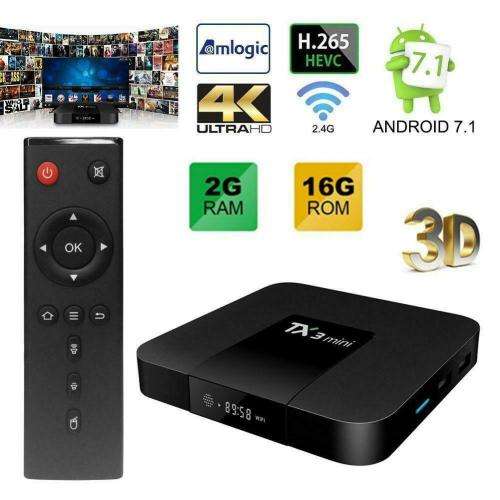 Tanix TX3 Mini Android 7.1 TV Box (2GB+16GB) **+ FREE Wireless Remote ** DSTV Now, Netfilx ,Showmax