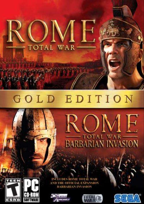 PC DVD : ROME TOTAL WAR ( GOLD EDITION ) * * BRAND NEW & FACTORY SEALED