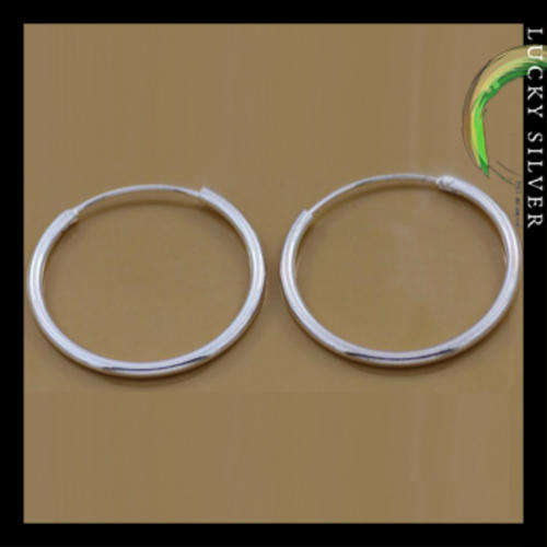 Silver Hoop Earrings