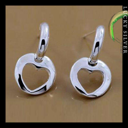 Silver Heart Earrings