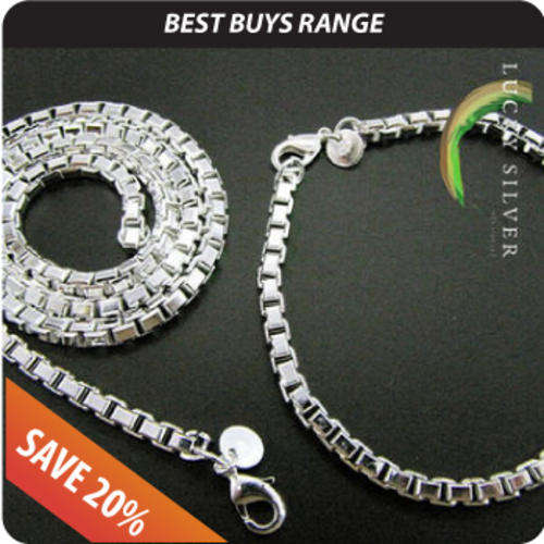 Silver Railroad Jewellery set