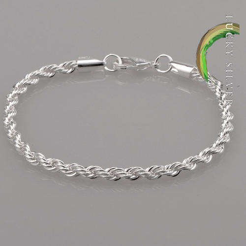 Silver Weave-Link Bracelet - (Delivery 3 - 5 Days)