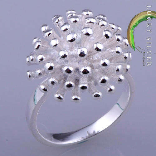 Beautiful Silver Sea Urchin Ring (Local 3 - 5 Delivery)