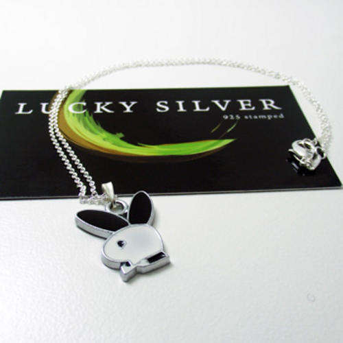 Play Boy Pendant and Silver Necklace