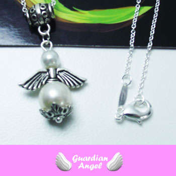 Guardian Angel & Silver Necklace