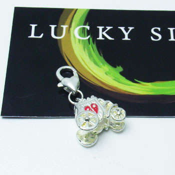 Alloy Carriage Charm