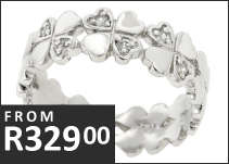 Clover Heart Ring
