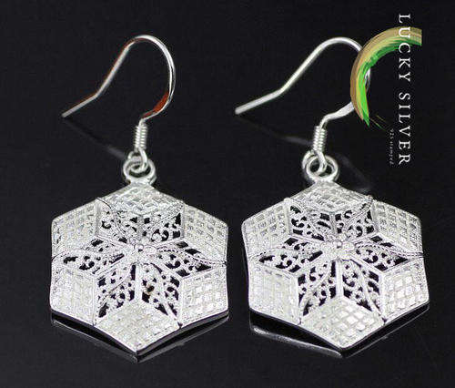 Silver Earrings - High Quality.  Beautiful design. LOCAL STOCK (3-5 days delivery)