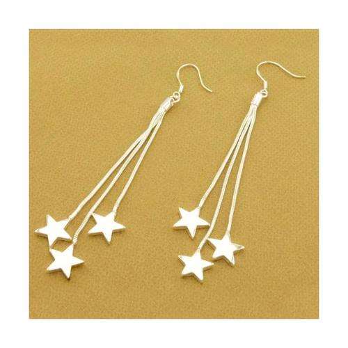 Silver Shine like a Star!!! Earrings. Beautifull and elegant!! Buy Now!! LOCAL STOCK