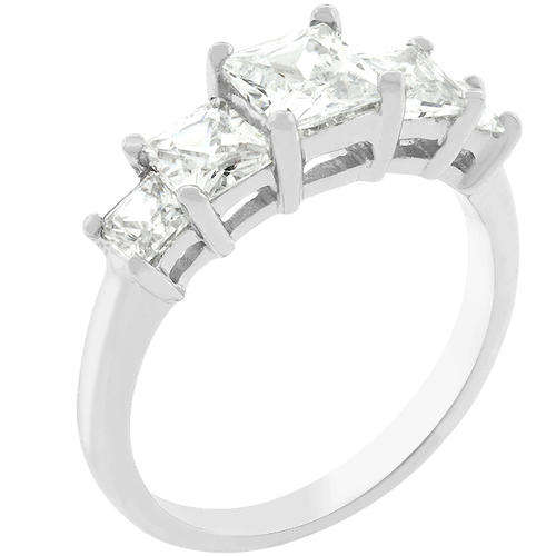 5 Stone Engagement Ring #8 *USA IMPORT* LOCAL STOCK