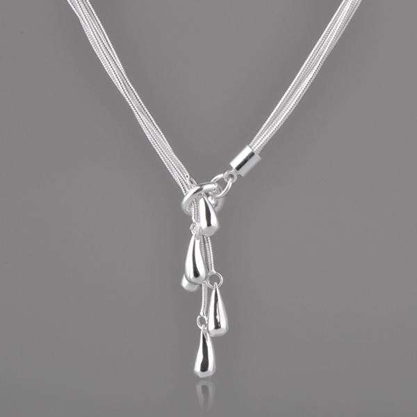 BEST BUYS Silver Necklace Queen Style 5-string Lariat LOCAL STOCK