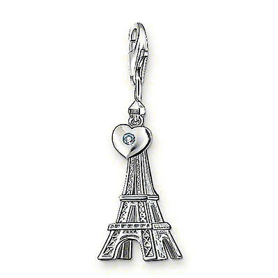 Charms  LOCAL STOCK eifel tower with heart