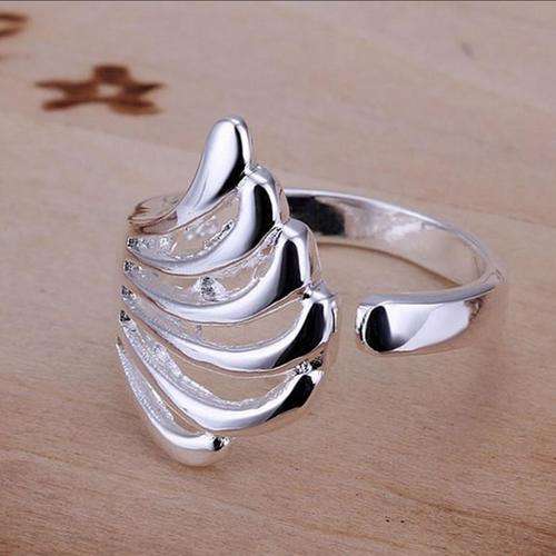 Sterling Silver Filled Designer Ring #7 Adjastable LOCAL STOCK - CHEAP COURIER DELIVERY