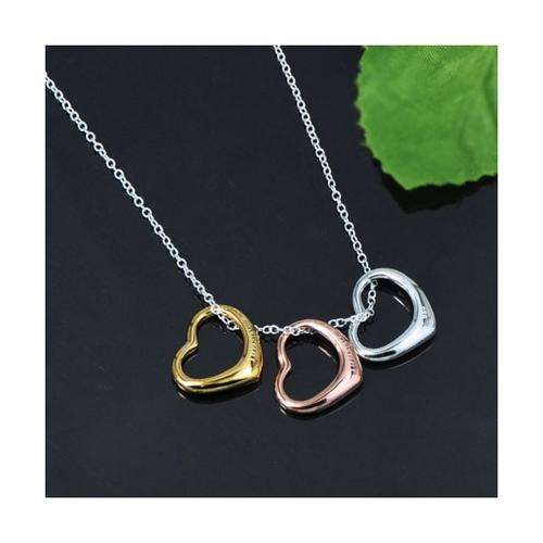 Silver Designer Triple heart Necklace LOCAL STOCK COURIER DELIVERY