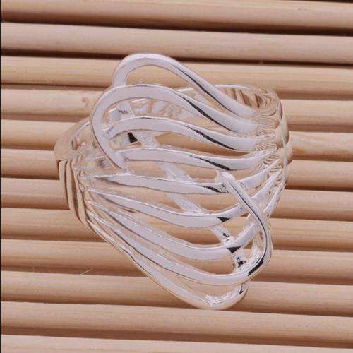 Sterling Silver Filled Designer Ring #8 LOCAL STOCK CHEAP COURIER DELIVERY