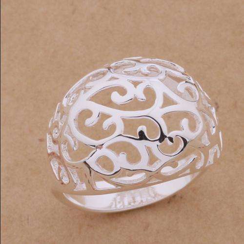 Sterling Silver Filled Designer Ring #7 LOCAL STOCK CHEAP COURIER DELIVERY