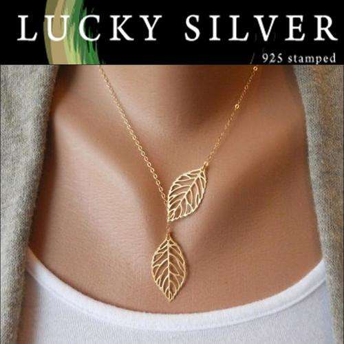 Gold Double filigree leaf Lariat Necklace. Beautiful and delicate! FANTASTIC PRICE!! LOCAL STOCK!!