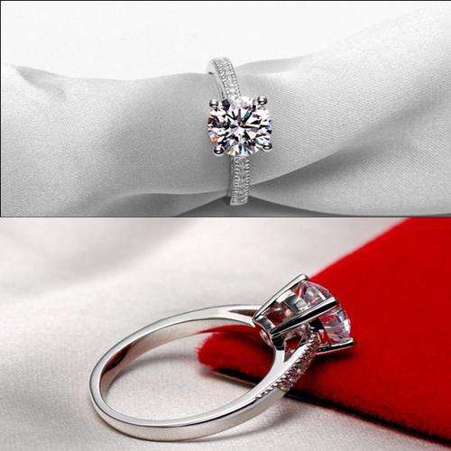 Silver Designer Ring with CZ Stone  # 8 LOCAL STOCK Fantastic Prices