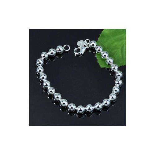 SUPER SALE - Silver Hollow Ball 8mm Designer Bracelet  LOCAL STOCK