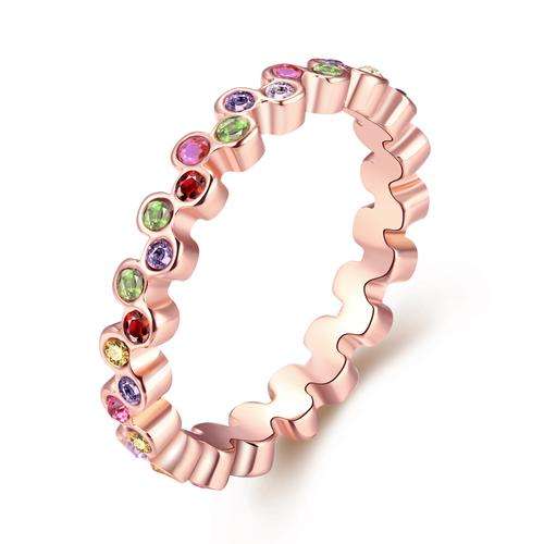 Rose Gold Designer Ring #8 Local Stock
