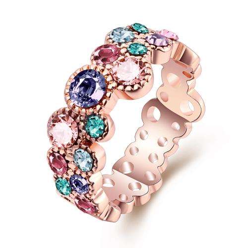 Rose Gold Designer Ring #7 Local Stock