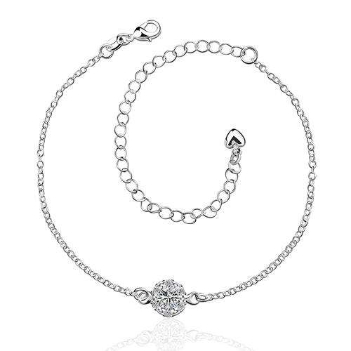 Silver Anklet Ankle chain Sterling Silver Filled
