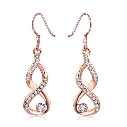 Rose Gold Designer Luxury Earrings
