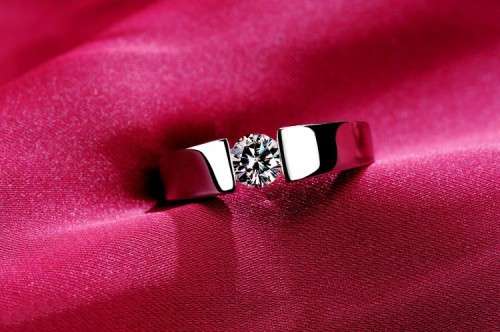 Fantastic price!! Rose Gold White Gold - filled  Unisex Wedding Ring with simulated diamonds #6-9