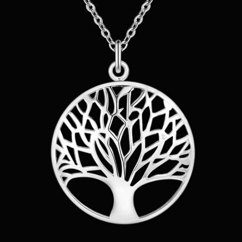 Silver Designer Tree of life Necklace