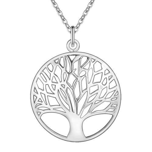 Silver Designer Tree of life Necklace