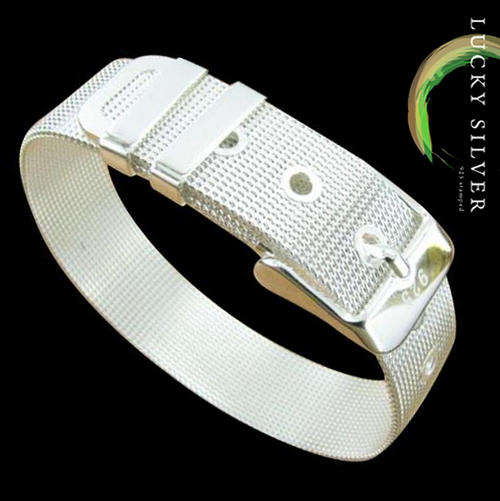 925 Sterling Silver 14mm Bracelet