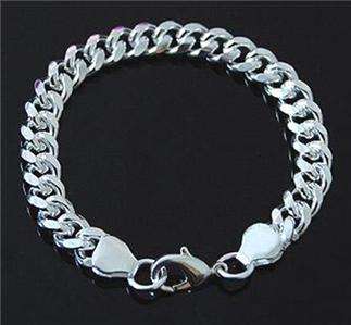 925 Sterling Silver Men's 6mm Bracelet - Stunning and Heavy quality feel!