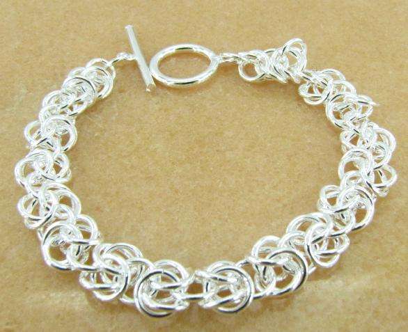 Gorgeous Silver INTERLOCK Bracelet