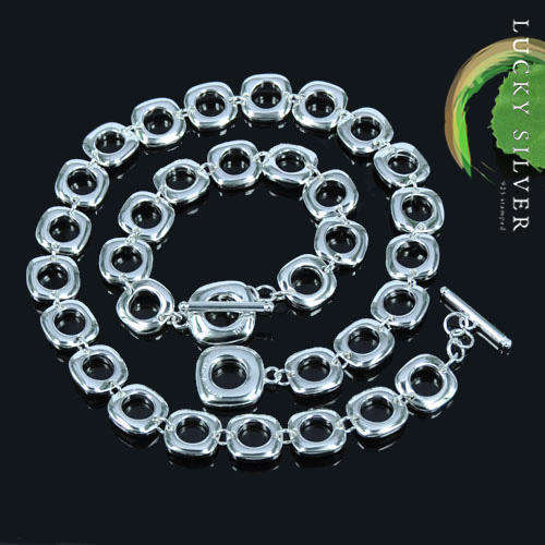 .925 sterling silver jewellery set