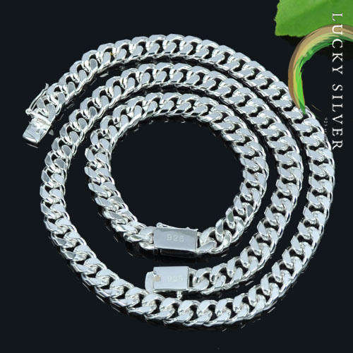 .925 sterling silver jewellery set 