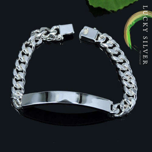 925 Silver Clad ID BRACELET (Ready to Ship)