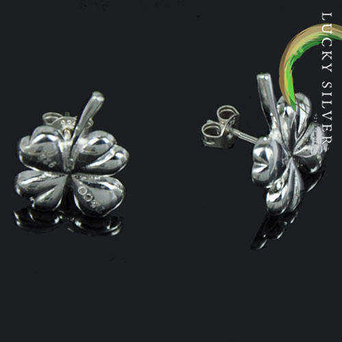 Lucky Silver 925 Stamped Fashion Accessories - EARRINGS (Import)