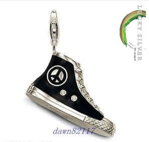 Lucky Silver Tom-Charm Jewellery - Designer Inspired - BLACK TAKKIE