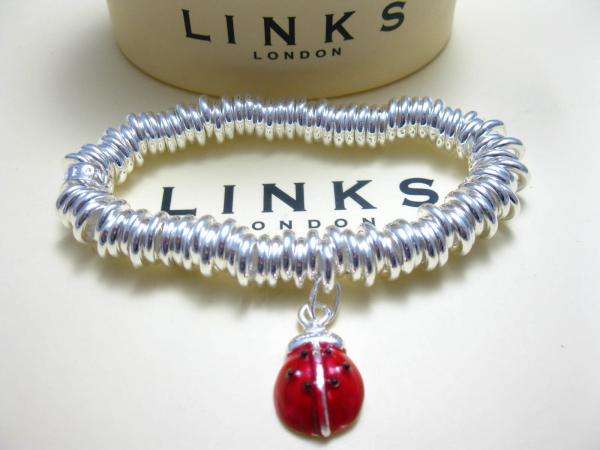 NEW!!! 925 Sterling Silver Ladybird Charm Bracelet - Designer Inspired (IN STOCK & READY TO SHIP)