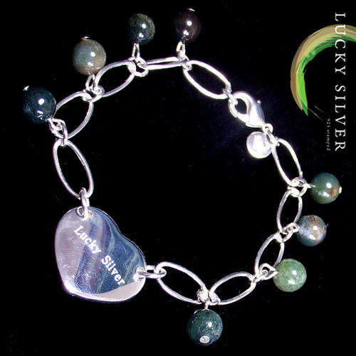 sterling silver crystal bracelet