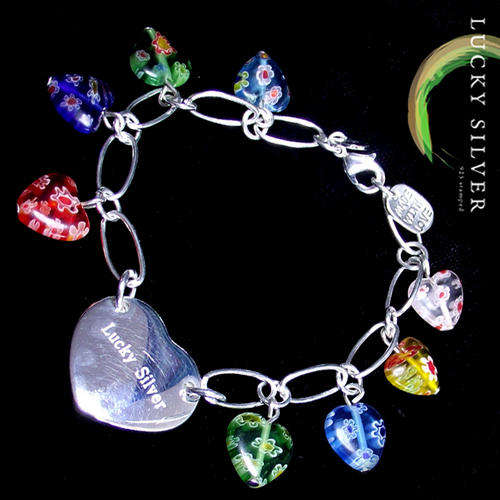 sterling silver crystal bracelet