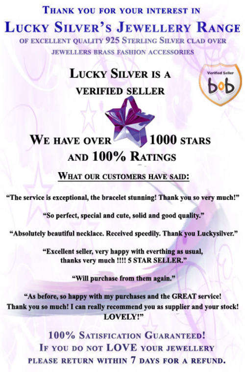 lucky 925 Sterling Silver EP Bracelet