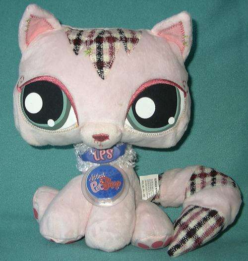 Large Soft Plush Littlest Pet Shop (LPS) Cat (+- 21cm)
