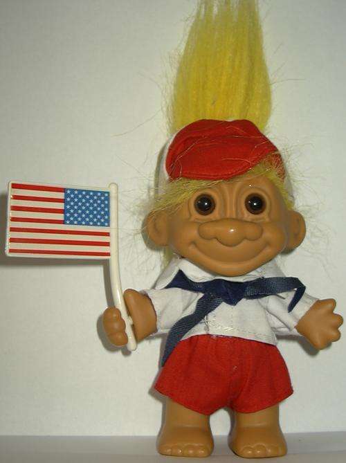 Russ USA Troll (12.5cm excl hair)